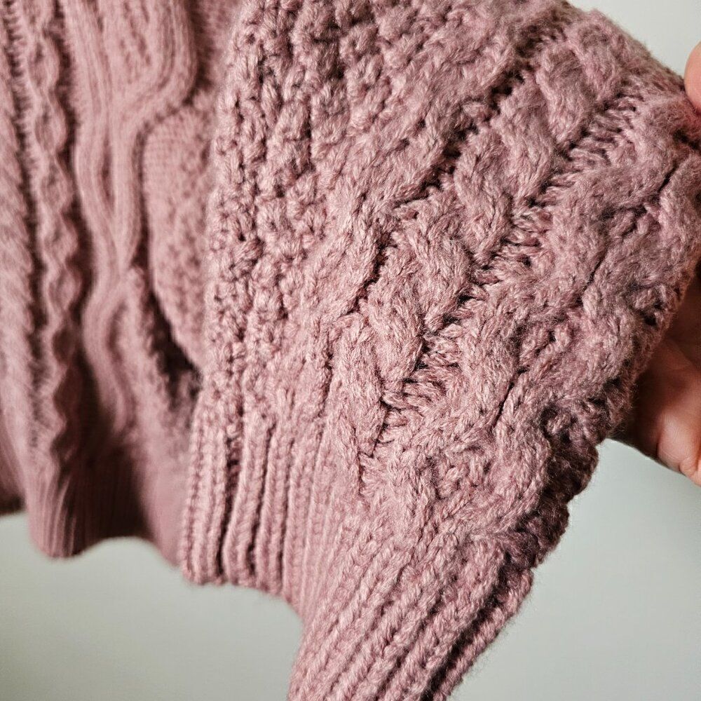 NWT RD STYLE PINK CHUNKY PULLOVER SWEATER COZY SIZE M - Picture 6 of 16